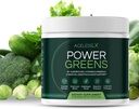 AgelessLX Power Greens, 42 Superfoods cu Probiotice, Enzime, și Prebiotic Fiber pentru Enhanced Energy, Imunity & Digestive Health, 30 Servings