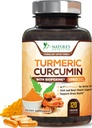 Turmeric Curcumin Supplement - 95% Curcuminoids with Organic Turmeric & BioPerine Black Pepper for Best Absorption - Daily Joint & Immune Health Support, Vegan, Non-GMO, Bottled in USA - 120 Capsules