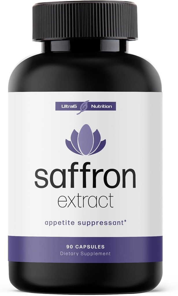 Extract de șofran pur - Suppressant de apetit pentru pierderea in greutate Femei si barbati - Natural Foamea si Suplimentul de control - Suplimente de șofran pentru ridicare energie și de mood - 90 capsule - Made in USA