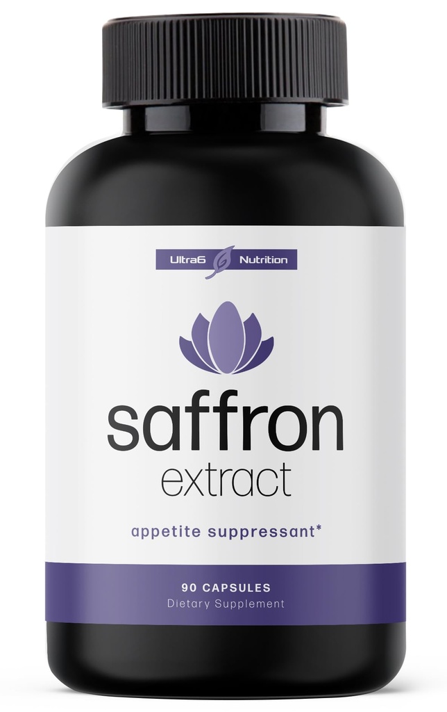 Pure Saffron Extract - Appetite Suppressant for Weight Loss Women & Men - Natural Hunger & Craving Control Supplement - Saffron Supplements for Energy & Mood Lift - 90 Capsules - Made in USA