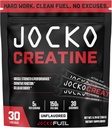 Jocko brensel kreatin pinne pakker - Kreatin Monohydrat pulver reise pakker for menn og kvinner, Supplement for atletisk ytelse og muskel helse, 30 Services 150g (uovertruffen)