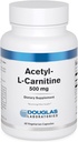 Douglas Lao động Acetyl L-Carnitine 500 mg g hỗ trợ bộ não và hàm thần kinh trong quá trình hấp thu thông thường * 60 Capsules