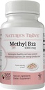 Nature's Trove Vitamine B12 Methylcobalamine 1000 mcg, 365 Tel, B12 Kauwbare Vitaminen, Kersen smaak