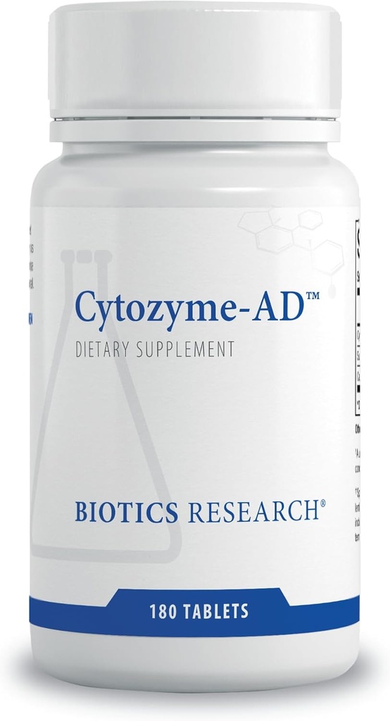 バイオティクス研究 Cytozyme-ADTM 女性と男性のための副腎サポートサプリメント– ヘルシーなアドレナリン機能をサポート, 正常なエネルギーレベル & 全体的なウェルビーイング & カルムを促進 – 180 錠