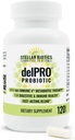 Del-Immune V® + Delpro Probiotic " Prebiotic Blend by Stellar Biotics - Promueve la salud óptima del Gut, la digestión, el soporte inmunológico " Mood (120 cápsulas)