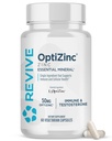 Revive MD Zinc Mineral Supplement for Men & Women - Supports Immunity & Cellular Health with 50mg OptiZinc - Antioxidant & Immune Support (60 Capsules, 60 Servings)