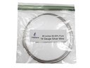 Pure Silver Generator Wires – 9999 Silver Electrodes – Pre-Cut 48-Inch 14 Gauge Wires – Fits LifeForce Generators