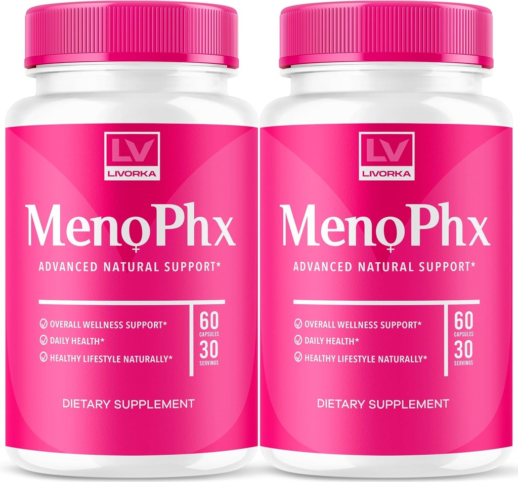 LIVORKA (2 pakiranji) MenoPhx, MenoPhx, MenoPhx Kapsule, MenoPhx Detox, Meno PHX, PHX Meno, MenoPhnx (120 kapsul)