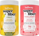 Bellway Super Fiber Proszek + Owoce, Ananas Passion Owoce Super Fiber Proszek + Kolagen, Lemoniada truskawkowa