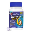 21st Century Zoo Friends Sleep Chewable Melatonin, Raspberry Flavor, 60 Count