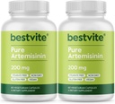 BESTVITE Artemisinin 200mg (120 Vegetarian Capsules) (2- Pack) - No Stearates - No Flow Agents - Vegan - Gluten Free - Non GMO