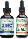 Zinc lichid organic și picături de vitamina D3K2