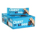 Quest Nutrition Cookies & Cream Protein Bars, 21g Protein, 1g Sugar, 4g Net Carb, High Fiber, Gluten Free, Keto Friendly, 12 Count
