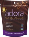 Adora Calcium Supplement, Fairtrade Dark Chocolate, Pack of 12 - 30 ct
