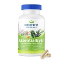 Ridgecrest Herbals EssentialEyes, Natural Eye Vitamin Supplements, Contains Lutein, Zeaxanthin, Bilberry Extract, Supports Eye and Vision Health (120 Vegan Caps, 30 Serv)