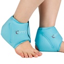 Comfytemp Ankle Ice Pack Wrap for Plantar Fasciitis, Swelling, Foot Pain Relief, FSA Eligible HSA, Gel Packs for Injuries Reusable, Hot Cold Compress for Achilles Tendonitis, Sprained Ankles, 2 Packs
