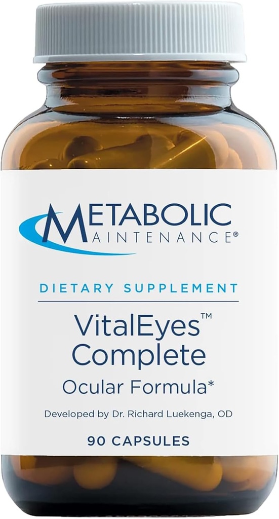 Metabolic Maintenance Vital Eyes Complete - Ocular Support Multivitamín s luteínom + Zeaxantin (90 kapsúl)