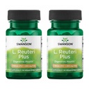 Swanson L. Reuteri Probiotic Plus with L. Rhamnosus, L. Acidophilus & FOS Prebiotic for Gut-Health-Conscious Adults - 7 Billion CFU (30 Vegan Capsules, 2 Pack)