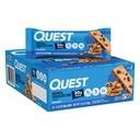 Quest Nutrition Oatmeal Chocolate Chip Protein Bars, 20g Protein, 1g Sugar, 5g Net Carb, Gluten Free, Keto Friendly, 12 Count