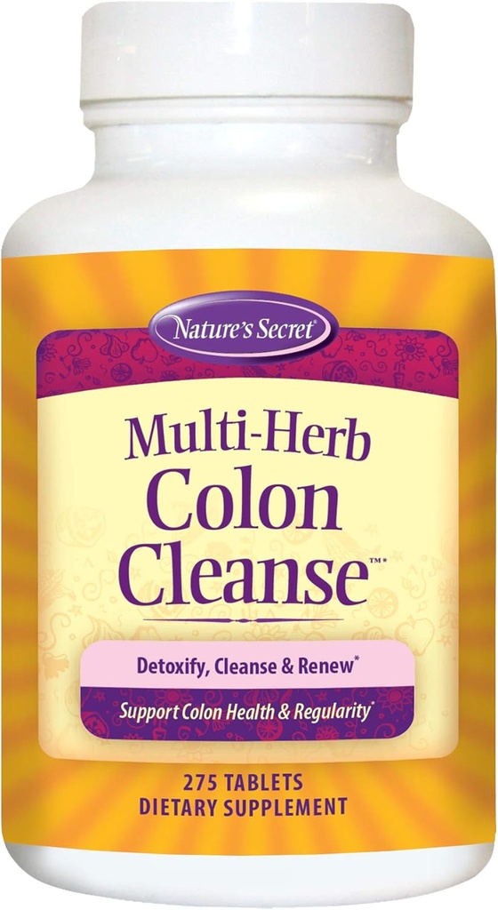 Nature 's Secret Multi- Herb Colon Cleanse, 275 Tablets