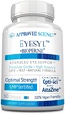 Godkjent vitenskap EyeSyl - Eye Support Supplement - Chromium Picolinate, Taurin, Lutein, Zeaxanthin, Bilbær, BioPerine - 1 måneds forsyning - 60 kapsler - laget i USA
