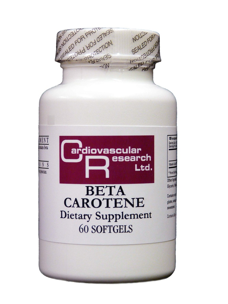 Cardiovascular Research Beta Carotene 3,000 mcg 60 softgels