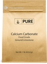 Ingrediente originale pure Carbonat de calciu (1 lb) Supliment alimentar, Conservator alimentar, Neutralizator acid