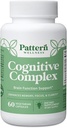 Pattern Wellness Cognitive Complex Supplemento – Supporta Memoria, Focus, Clarity mentale e Salute cerebrale – Mane del leone, Bacopa, B Vitamine – 60 capsule vegetariane