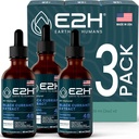 E2H Natural Black Herrant Extract, Cold Pressed Black Herant Seed - Immuunijärjestelmä terveys - Nopea Absorbing Liquid (3 pullot)