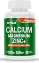 Kalcijev magnezijev cink z vitaminom D3, boronom, K2 in B12 (90 kapsul)