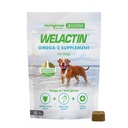 Nutramax Welactin Omega 3 Fish Oil for Dogs, Skin and Coat Health Supplement, Plus Immune and Overall Health, Premium Omega 3 Fatty Acids, Multivitamin For Dogs, Soft Chews, 60 Count