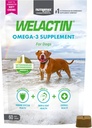 Nutramax Welaktin Omega 3 Zivju eļļa suņiem, ādas un ādas veselības papildinājums, Plus Imūnā un vispārējā veselība, Premium Omega 3 Taukskābes, Multivitamīni suņiem, Soft Chews, 60 Skaits