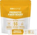 GoBiotix Fiber 配有消化健康预生药和GLP-1支持的粉末,Gut Health & Debloat的溶解纤维,Keto,Vegan,Gluten & Sugar Free,20种服务(旅行)