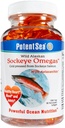 Wild Aljaska Sockeye Omegas Salmon Fish Oil Supplement, Omega-3 EPA in DHA, Easy Digestion, Hladno, 90 Softgel