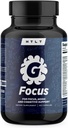 G Focus by HTLT | Focus, Mood, Cognitive Support | Alpha GPC, Rhodiola Rosea, Lion's Mane, Gotu Kola, Ginkgo Biloba, & Huperzine A Supplement | (120 캡슐)