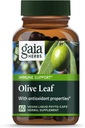 Gaia Herbs Olive Leaf - Immune Health Support - Immune System Supplement with Olive Leaf Extract & Oleuropein* - 60 Vegan Liquid Phyto-Caps (30-Day Supply)