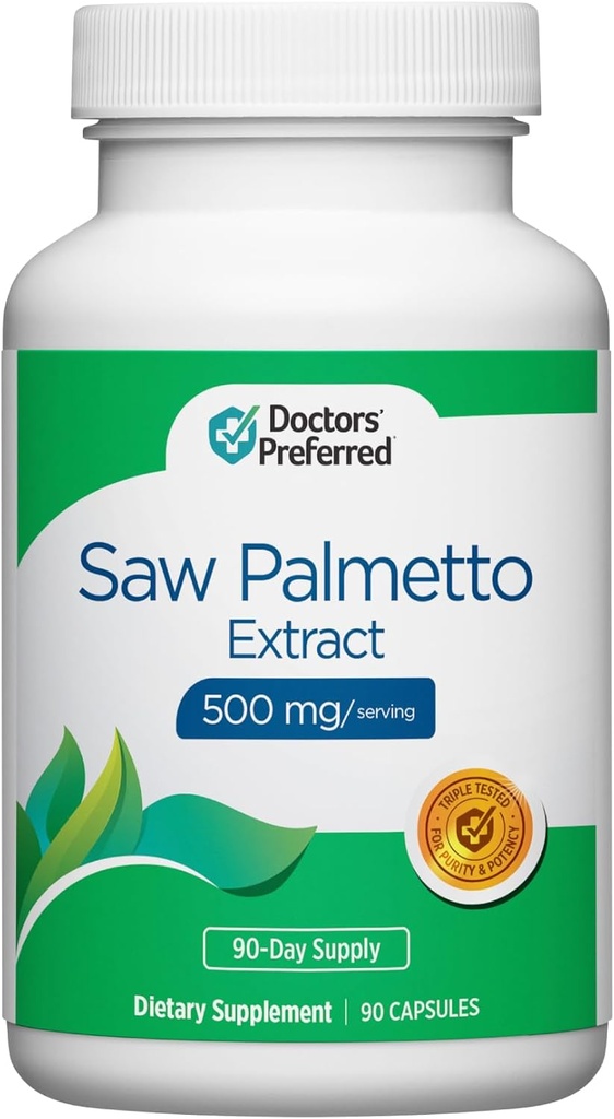 DOCTORS' PREFEREND Saw Palmetto za moške in ženske Extract dodatek – 500 mg/Serving 