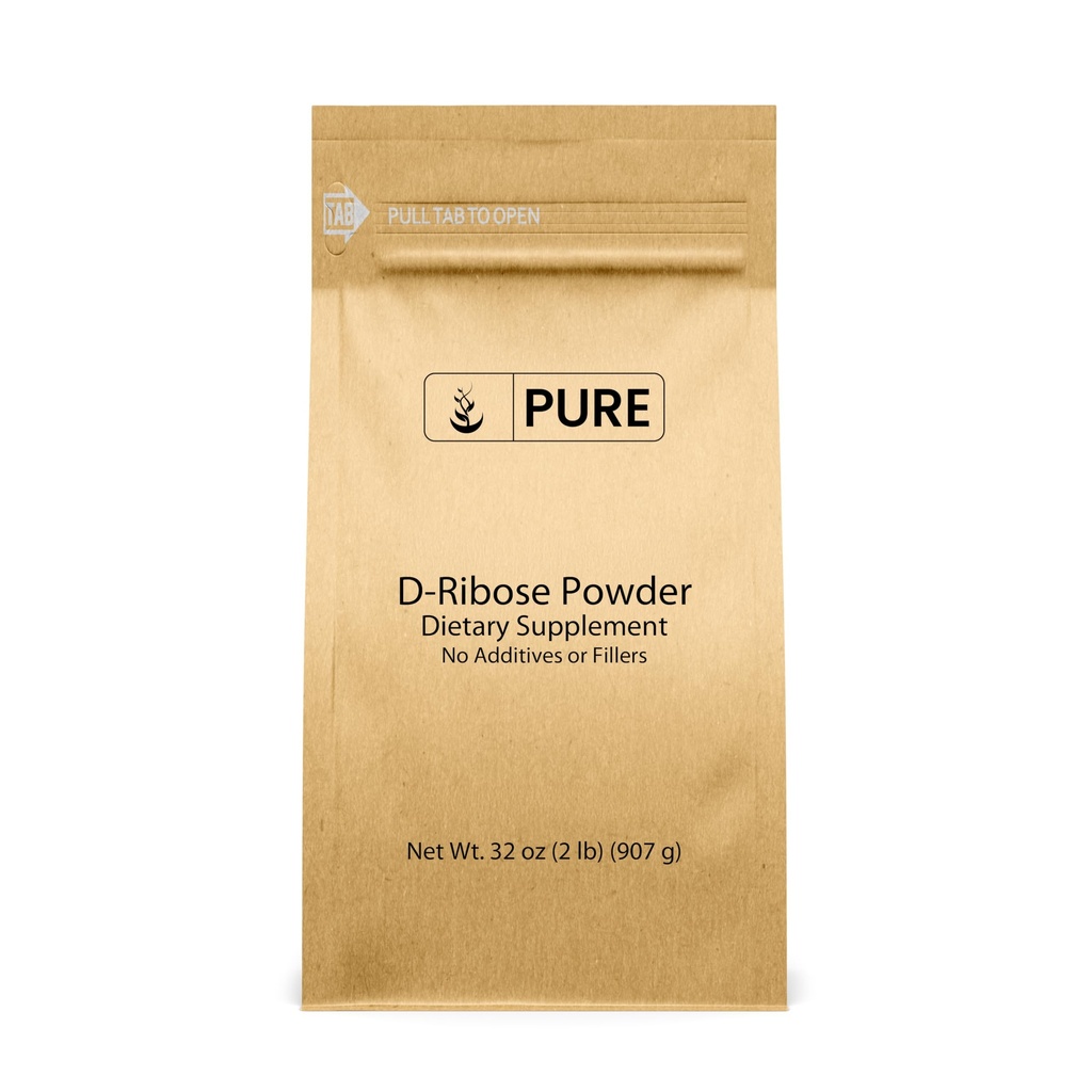 Pure Original Ingredients D-Ribose (2lb) Nutritional Supplement, Non-GMO, Gluten-Free, Unflavored