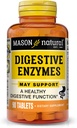 MASON NATURAL Digestive enzymer med prebiotika og probiotika, støtter Digestive helse og Gut Balance, 90 tabletter