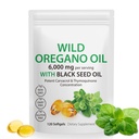 Daiasns Oil of Oregano Softgels - Wild Oregano Oil 6,000mg with Black Seed Oil 200mg Capsules, 120 Count, Potent Carvacrol & Thymoquinone, Non-GMO, Dairy Free, Gluten Free