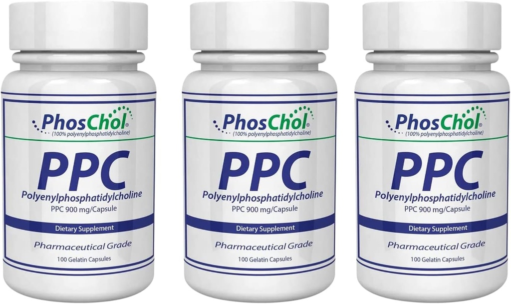Nutrasaalne foskool PPC PolüenüülfosfatidüülCholine Choline Supplement 900mg 300 želatiinkapslid
