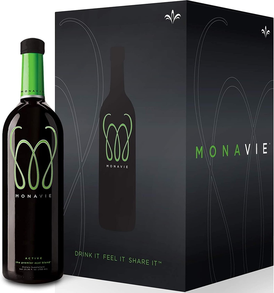 Monavie Active, 1 Case 4瓶,25.3oz 每个