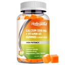 Calcium 1200 mg with Vitamin D3 Gummies, Calcium Citrate Chewables with Magnesium Zinc Vitamin K2 Boron, Bone Health, Sugar Free, 60 Count
