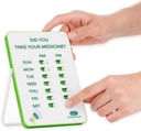 Medisinering Tracker & Pill Påminning ® Visual Påminning Alarm ® 7 dager PM Medisinering Påminning ® Ta og slide | Ingen mer Andre-Gussing eller Double-dosing | Perfekt for den eldre (To kolonne engelsk)