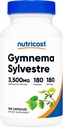 Nutricost Gymnema Sylvestre 3.500mg (20:1 Auszug) von 175mg, 180 Kapseln - Non-GMO, Glutenfrei und vegetarisch freundlich
