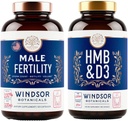 WINDSOR BOTANICALS HMB 配有维生素D3以及钙和男性生育支持包
