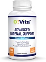 Advanced Adrenal Support with Ashwagandha, Panax Ginseng, Support Adrenal Gland Health 2-month Supply (60 Non- GMO Capsules)