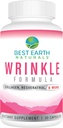הטוב ביותר Earth Naturals Wrinkle פורמולה עם Hyaluronic Acid, Niacinamide, Multi ויטמין, Collagen לנשים או גברים - ויטמין עור תוספת -30 יום אספקה (30 קפסולות)