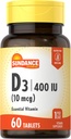 Sundance Vitamine D3 400 IE (10 mcg) 