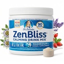 Zenbliss Calming Magnesium Drink Mix for Relaxation & Muscle Comfort – Magnesium Powder Supplement for Stress Support – By Dr. Danielle